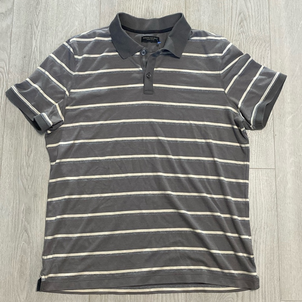 🔥BUNDLESALE Mens M Banana Republic Luxury Touch polo golf shirt